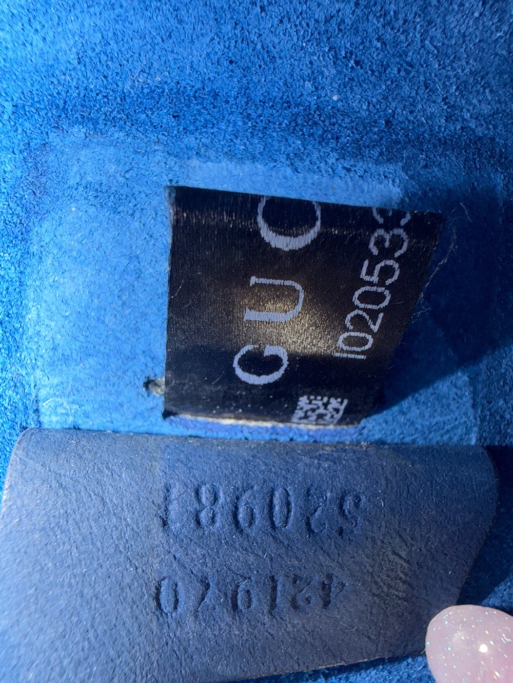 Gucci Floral GG Supreme Blue Teal Shoulder Bag - Picture 10 of 10